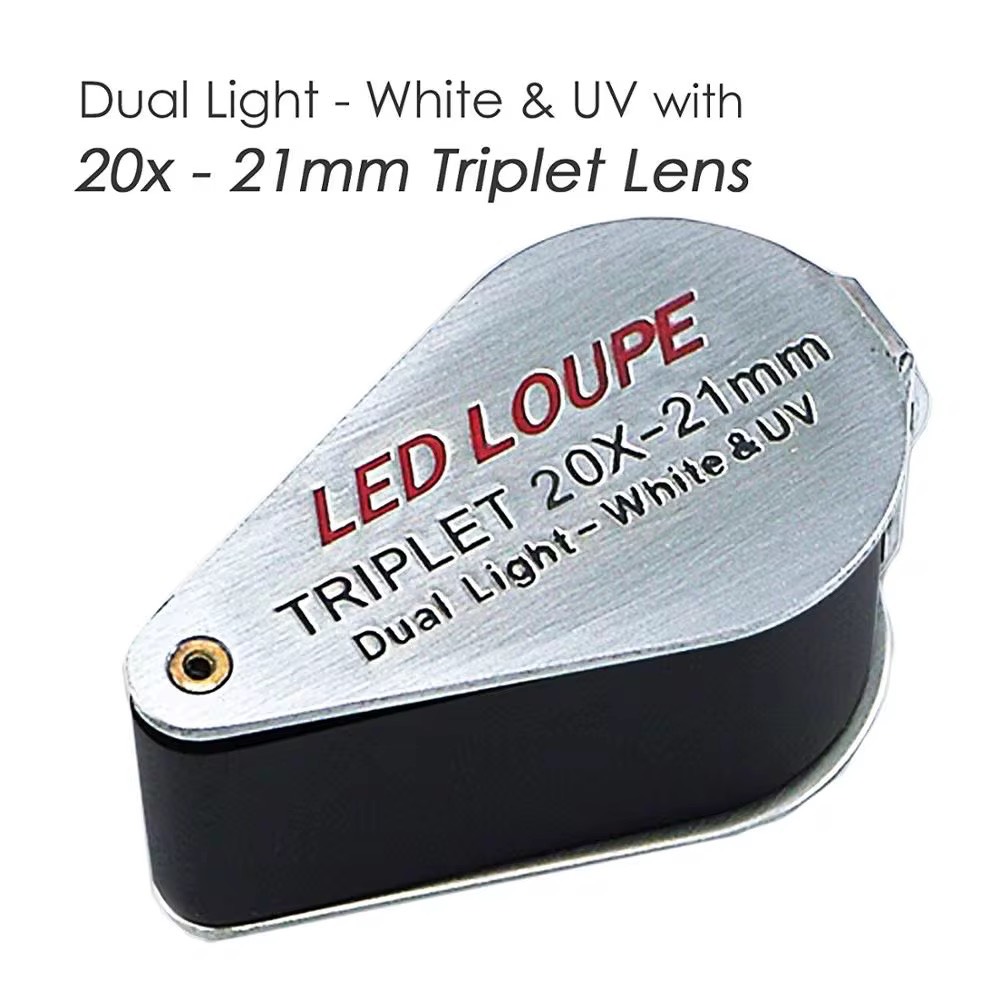 ذره بین چراغ دار 20 ایکس LED و UV ذره بین چراغ دار 20 ایکس LED و UV
