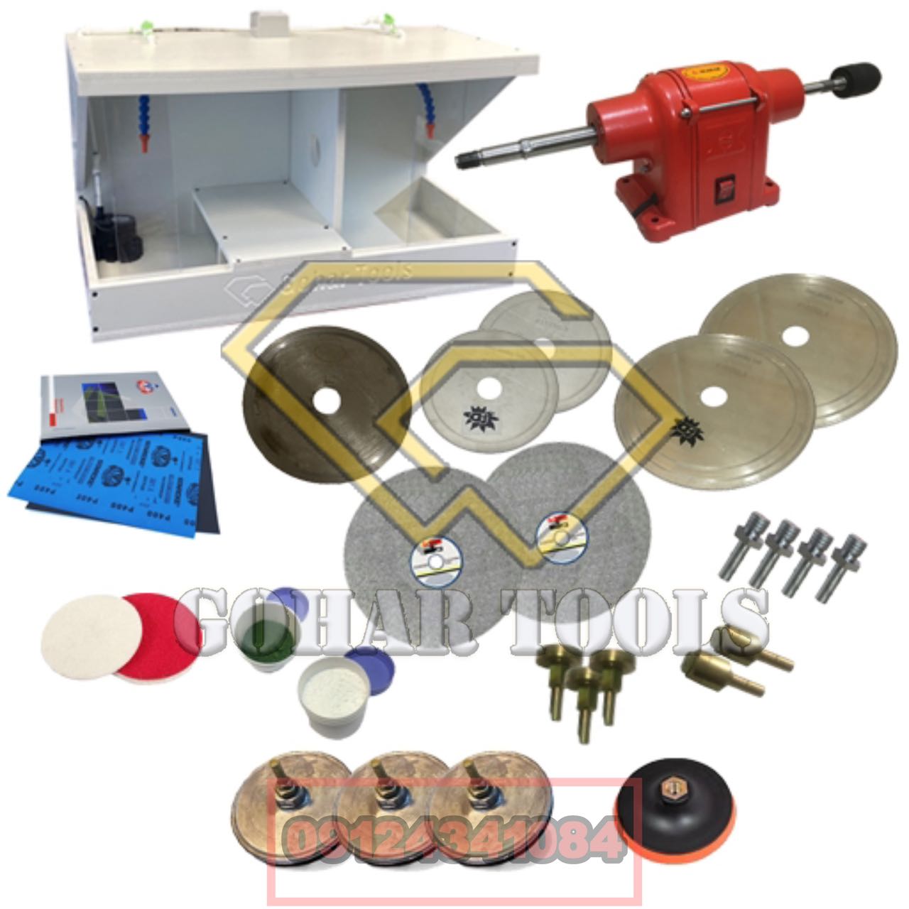 دستگاه تراش سنگ(پکیج حرفه ای گوهرتراشی) کد6