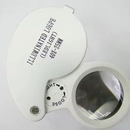 لوپ 40X 25 mm چراغدار