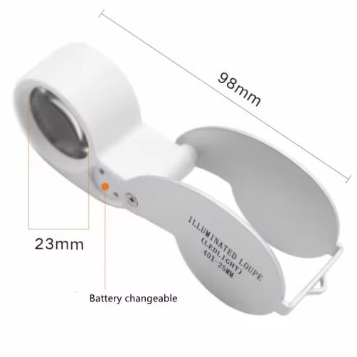 لوپ 40X 25 mm چراغدار